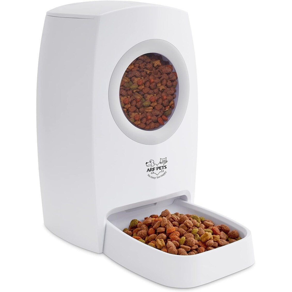 Arf Pets Automatic Pet Feeder & Food Dispenser with Voice Recording & Portion Control