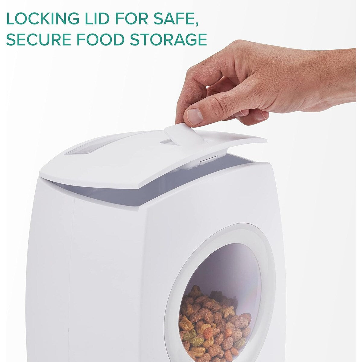 Arf Pets Automatic Pet Feeder & Food Dispenser with Voice Recording & Portion Control