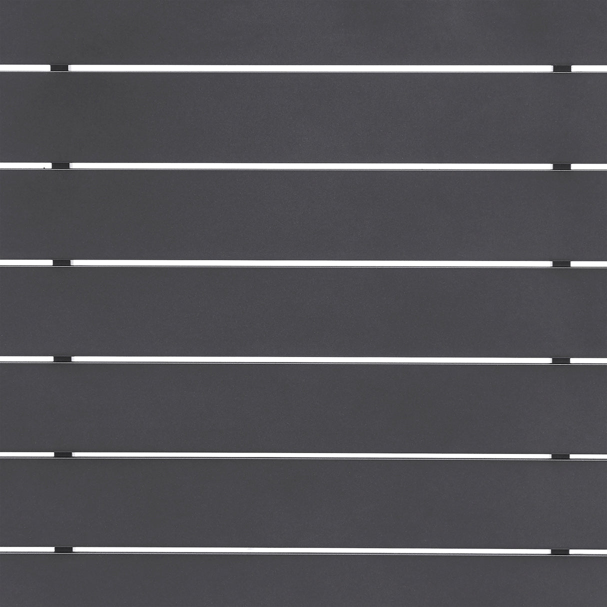 Argiope Outdoor Patio Bar Height Dining Table in Dark Grey Aluminum