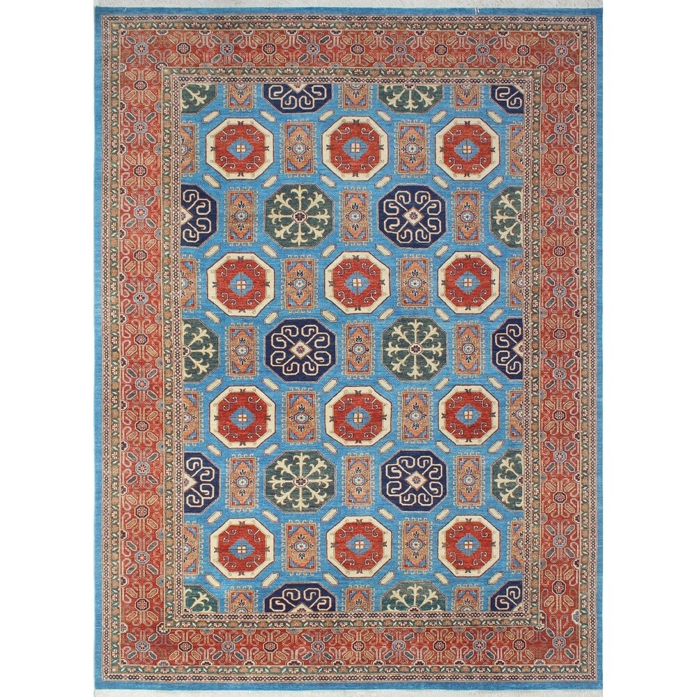 Noori Rug Aria Bahara Blue/Rust Rug - 9'9 x 13'8