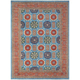Noori Rug Aria Bahara Blue/Rust Rug - 9'9 x 13'8