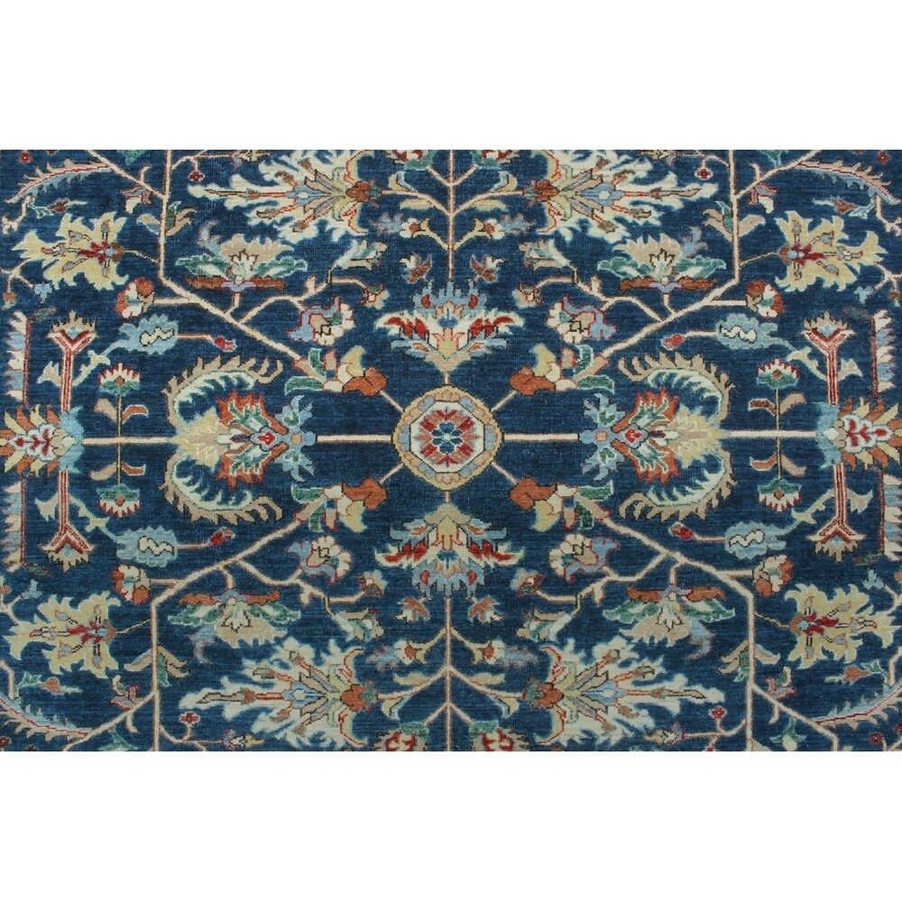 Noori Rug Aria Fine Chobi Rudo Blue/Ivory Rug - 8'1 x 9'8