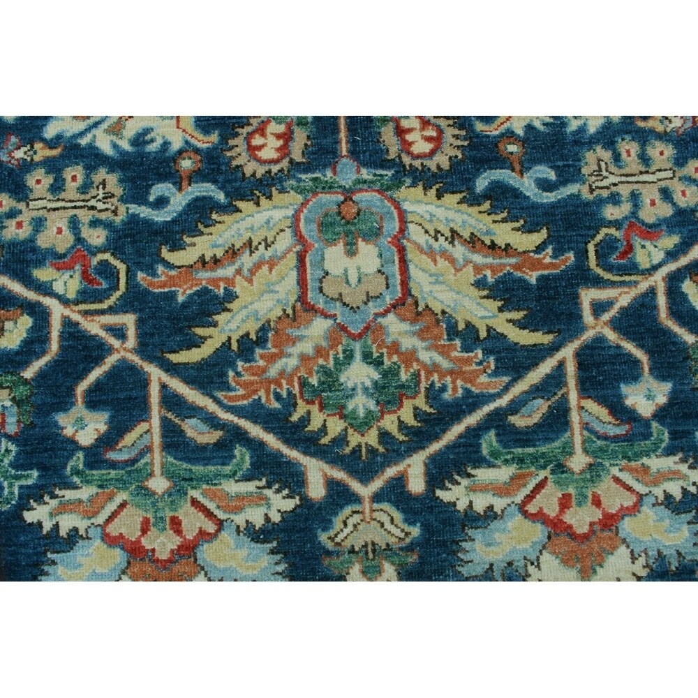 Noori Rug Aria Fine Chobi Rudo Blue/Ivory Rug - 8'1 x 9'8