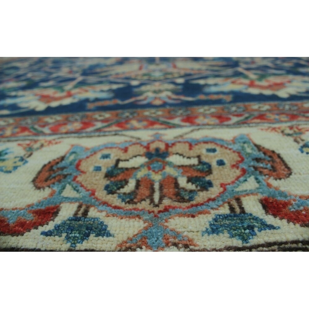 Noori Rug Aria Fine Chobi Rudo Blue/Ivory Rug - 8'1 x 9'8