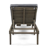 Ariana Outdoor Acacia Wood 3 Piece Chaise Lounge Set with Water-Resistant Cushions by Christopher Knight Home