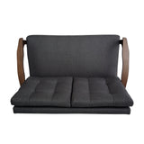 Aries Mid Century 3 Piece 4 Seater Fabric Chat Set by Christopher Knight Home
