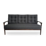 Aries Mid-century 2-piece Fabric Sofa Set by Christopher Knight Home