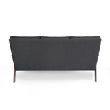 Aries Mid-century 2-piece Fabric Sofa Set by Christopher Knight Home