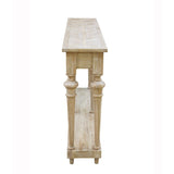 Arin 60-inch Traditional Turned Leg Console Table, Mango Hardwood