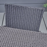 Aristo Outdoor 9-piece Square Wicker Dining Set with Cushions by Christopher Knight Home