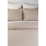 Ark Natural Linen King Coverlet