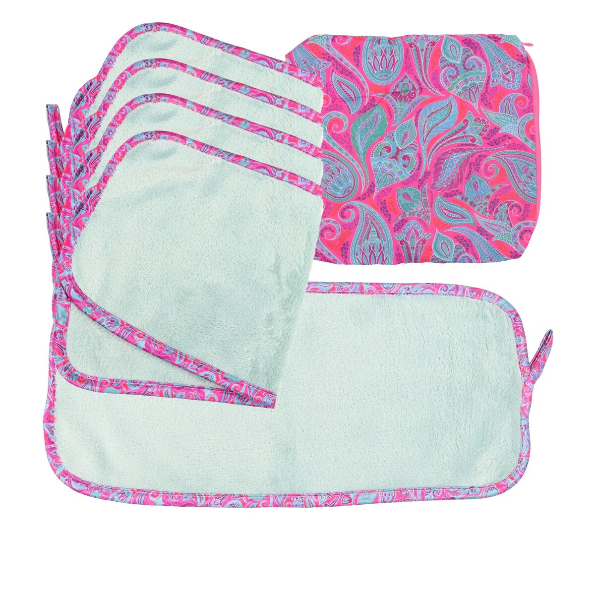 Arkwright Makeup Remover Cloths with Storage Bag - 7.5x15.5