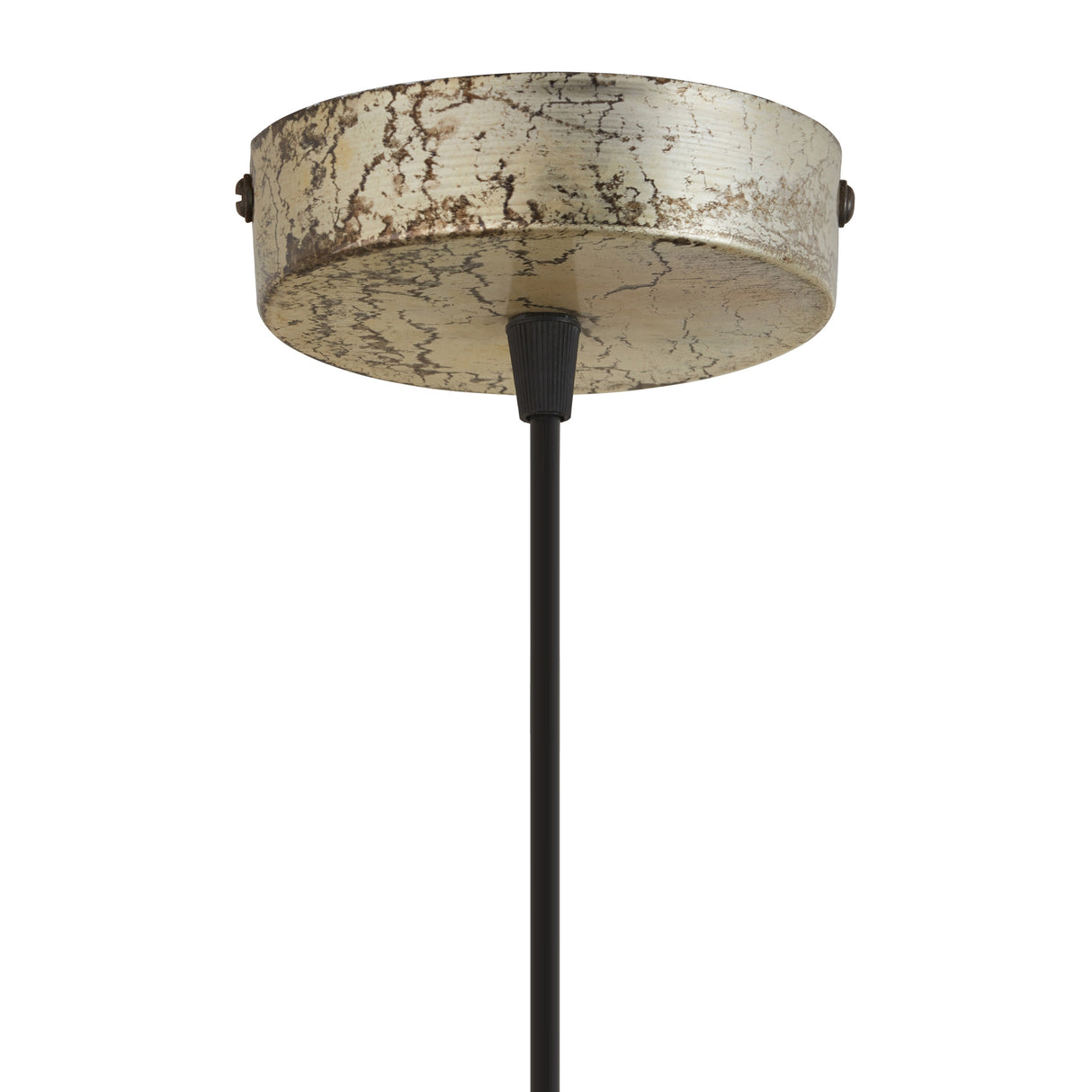Arla River of Goods Silver and Amber Globe-Shaped Retro Pendant Lamp - 6.8" x 6.8" x 10.25/69.25"