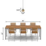 Arla River of Goods Silver and Amber Globe-Shaped Retro Pendant Lamp - 6.8" x 6.8" x 10.25/69.25"
