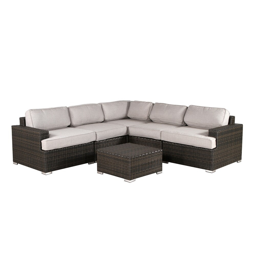 SunHaven Arlo Grey 6-piece Sectional Set