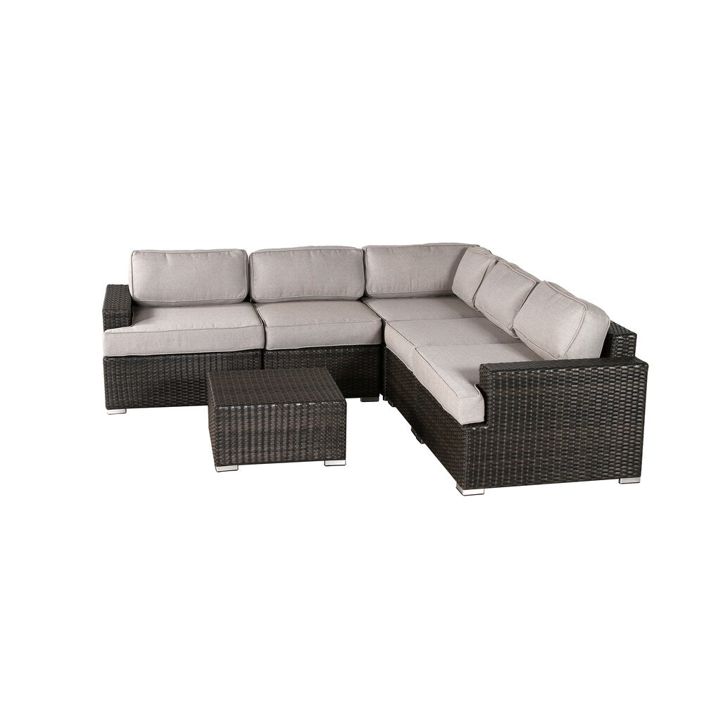 SunHaven Arlo Grey 6-piece Sectional Set