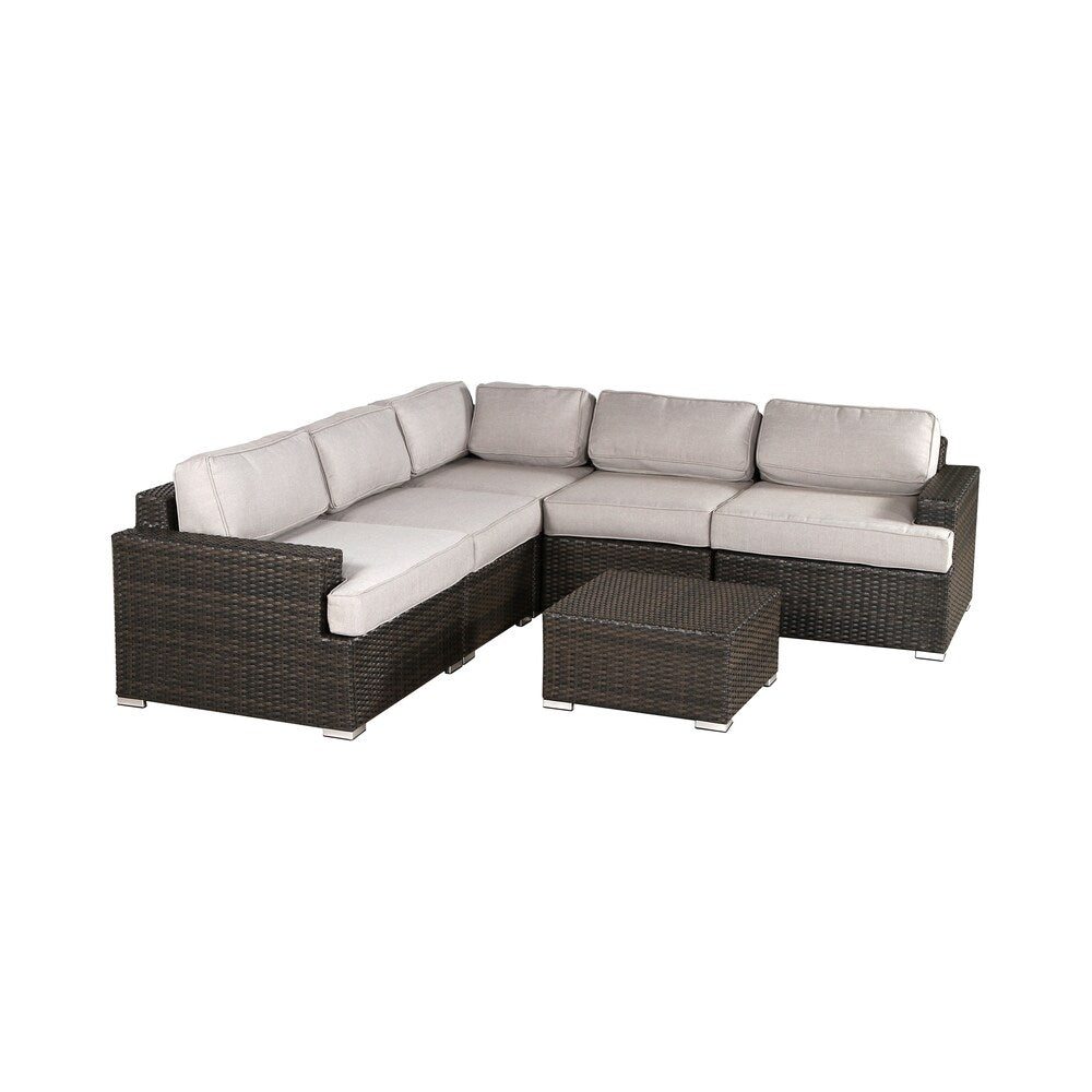 SunHaven Arlo Grey 6-piece Sectional Set