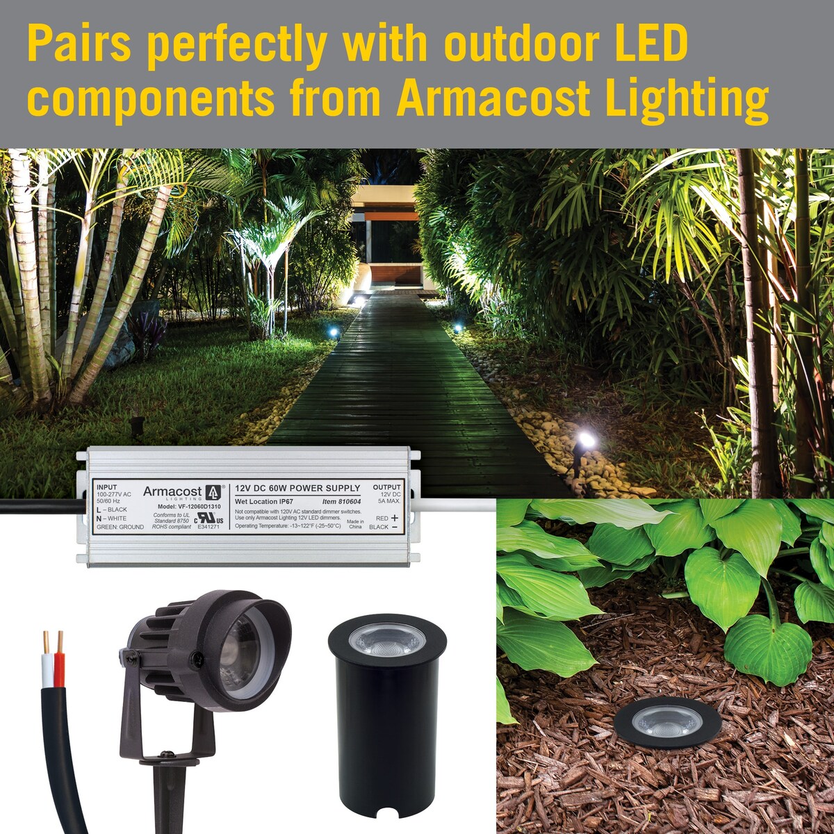 Armacost Lighting 2C 18AWG Direct Burial Cable - 26 Foot