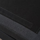 Armchair and Storage Ottoman Set with Cup Holders and Tufted Detailing