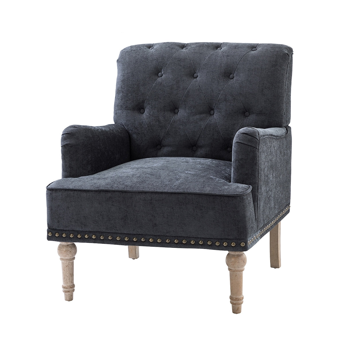 Armchair with Carved Legs