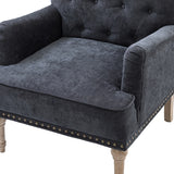 Armchair with Carved Legs