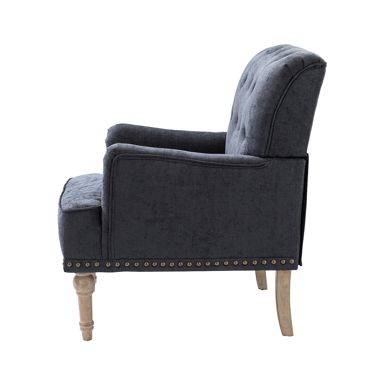 Armchair with Carved Legs