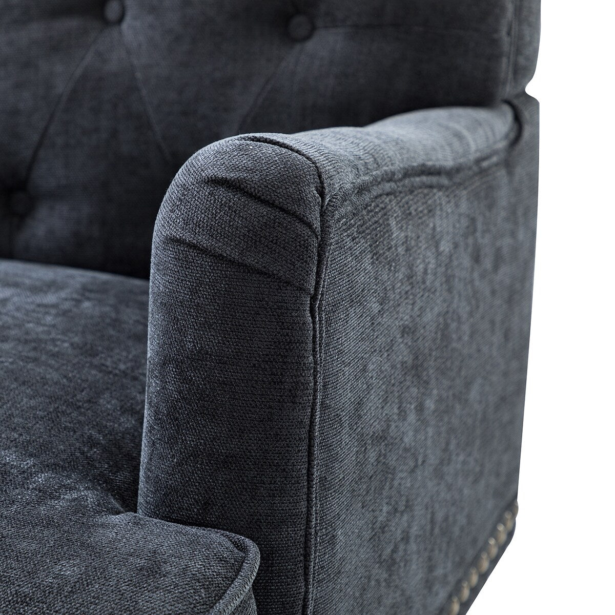 Armchair with Carved Legs