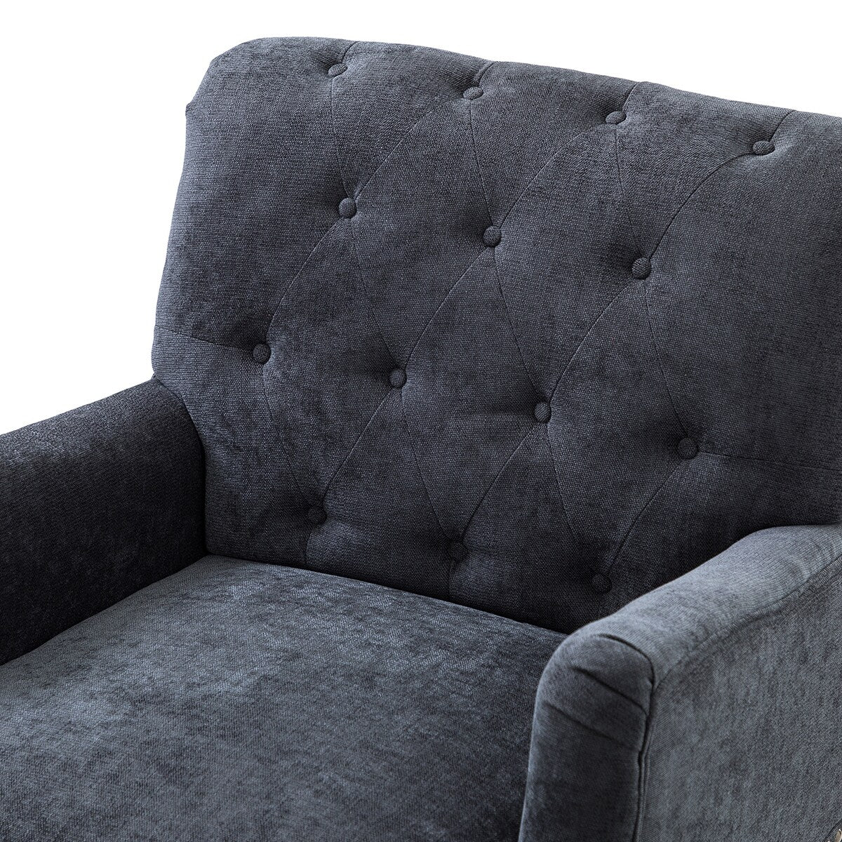 Armchair with Carved Legs