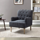 Armchair with Carved Legs