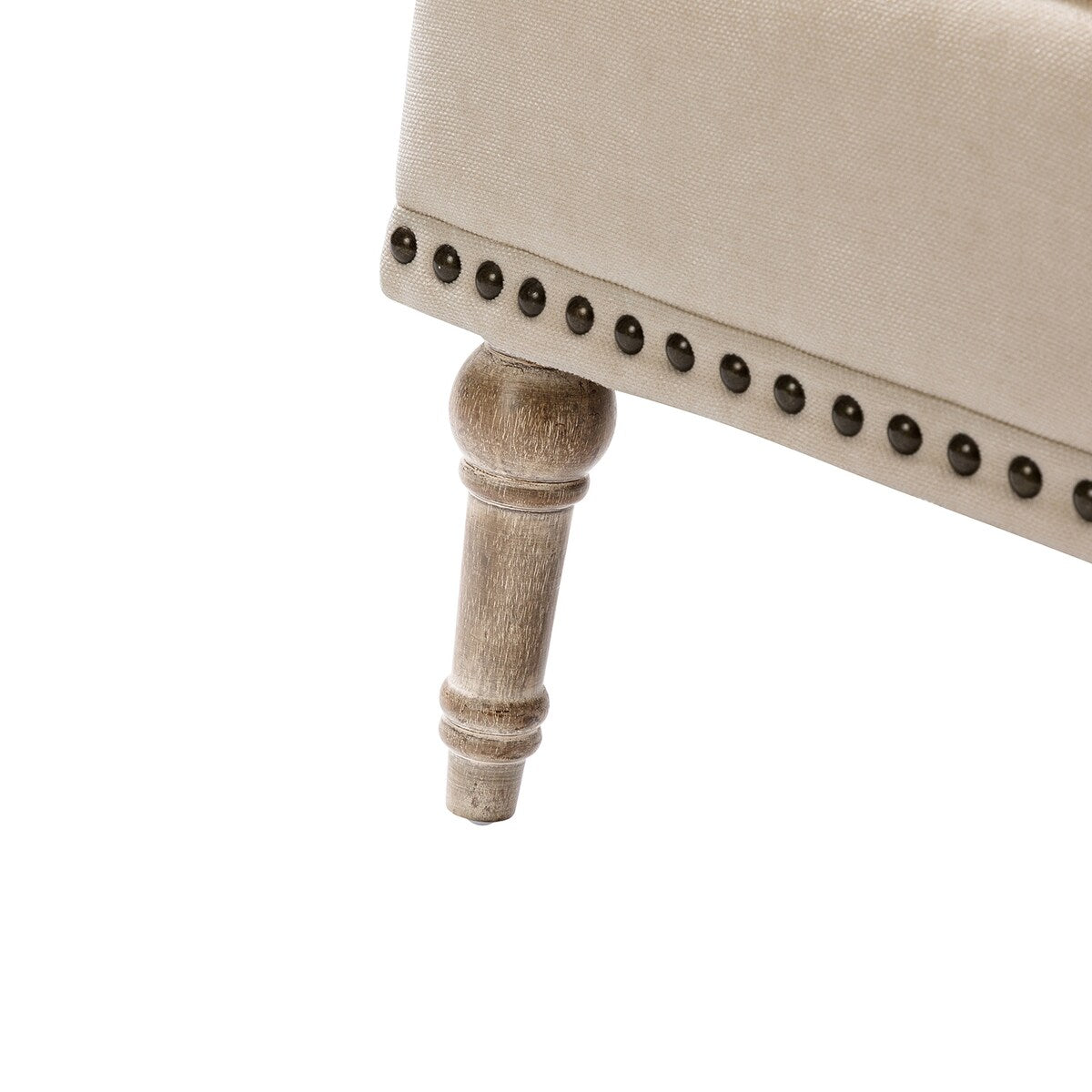 Armchair with Carved Legs
