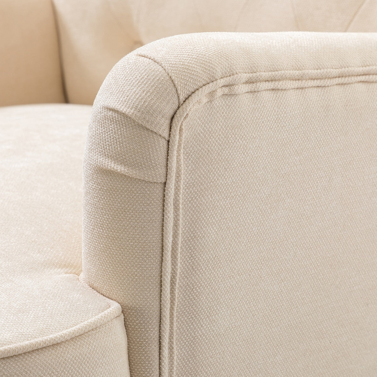 Armchair with Carved Legs