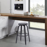 Harbor Upholstered Backless Swivel Bar/Counter Stool