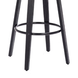 Harbor Upholstered Backless Swivel Bar/Counter Stool