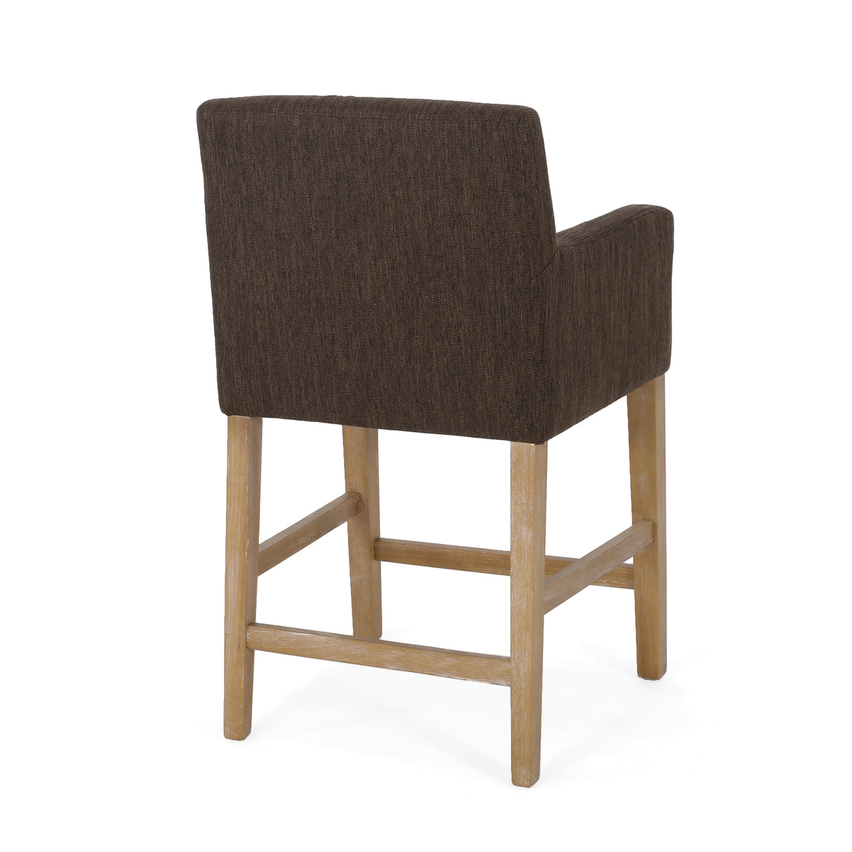 Armga Fabric Upholstered Wood 26 inch Counter Stools (Set of 2) by Christopher Knight Home