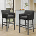 Armga Fabric and Rubberwood 30.5 inch Barstools (Set of 2) by Christopher Knight Home