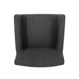 Armga Fabric and Rubberwood 30.5 inch Barstools (Set of 2) by Christopher Knight Home