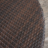 Armstrong Outdoor Multi-Brown 5-piece Dining Wicker Set by Christopher Knight Home