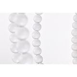 Arni 16 Inch Pure White Beads Bohemian Pendant 3-Light