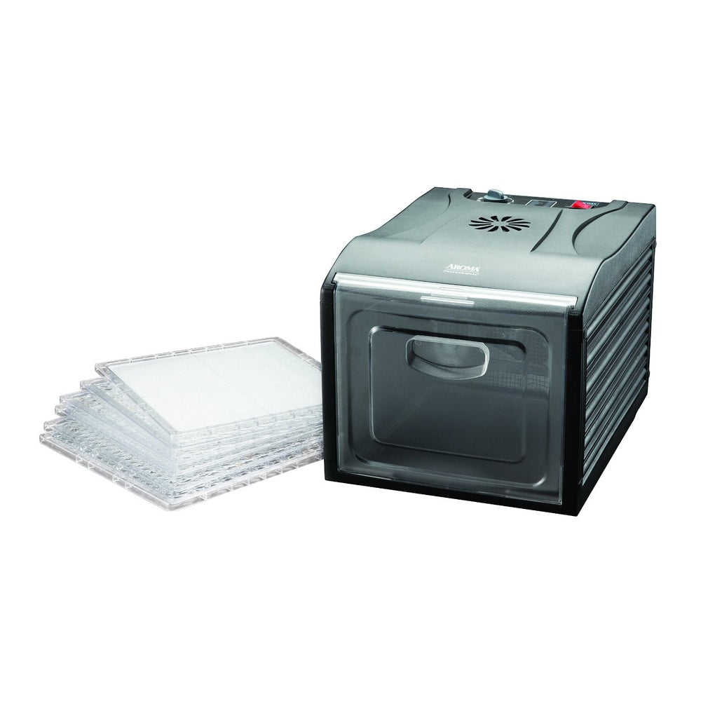 Aroma Professional 6 Tray Black XL Electric Food Dehydrator