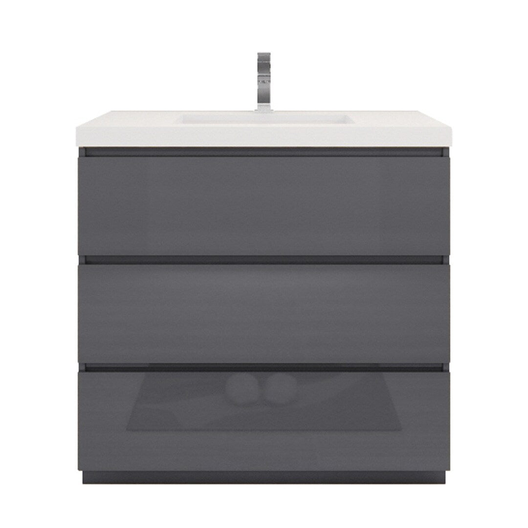 Aron 36'' Freestanding Vanity with Reinforced Acrylic Sink