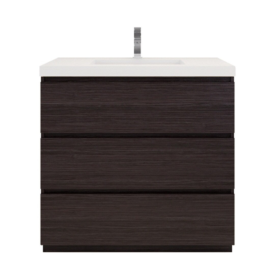 Aron 36'' Freestanding Vanity with Reinforced Acrylic Sink