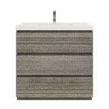 Aron 36'' Freestanding Vanity with Reinforced Acrylic Sink