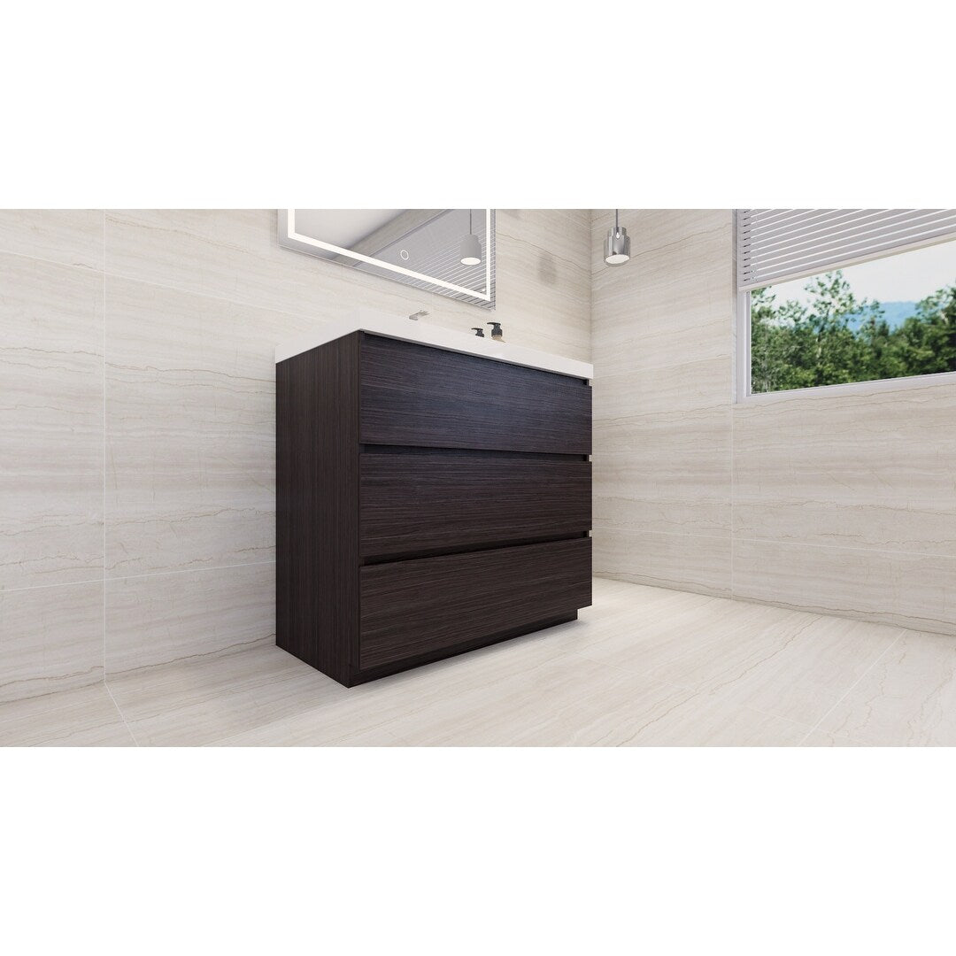 Aron 36'' Freestanding Vanity with Reinforced Acrylic Sink