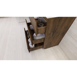 Aron 30'' Freestanding Vanity with Reinforced Acrylic Sink