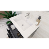 Aron 30'' Freestanding Vanity with Reinforced Acrylic Sink