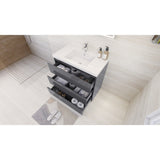 Aron 36'' Freestanding Vanity with Reinforced Acrylic Sink