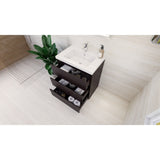 Aron 30'' Freestanding Vanity with Reinforced Acrylic Sink