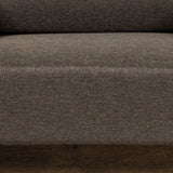 Jimo Rustic Oak and Linen Fabric 3-Piece Sofa Set by Furniture of America