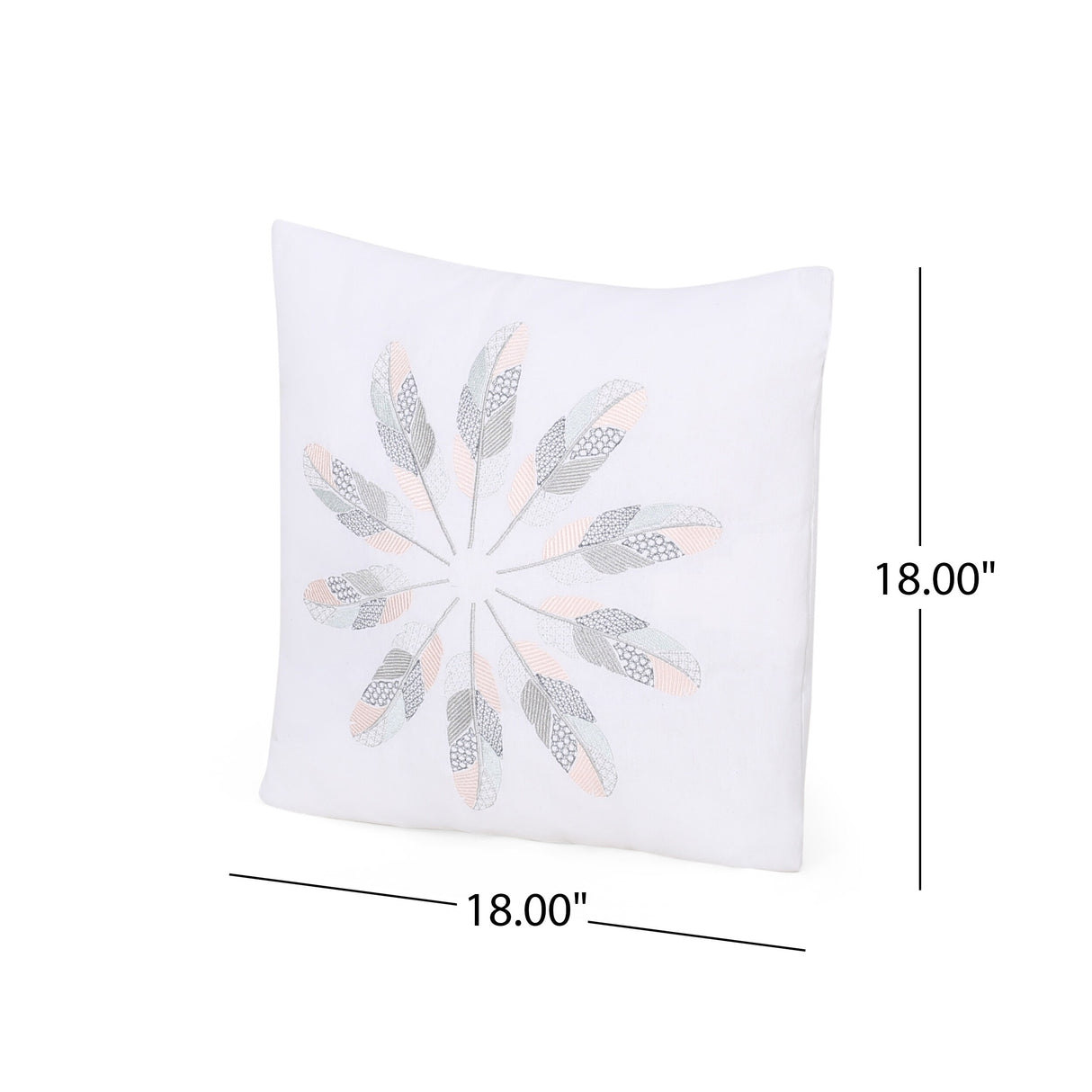 Arroyo Modern Fabric Throw Pillow Cover by Christopher Knight Home