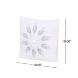 Arroyo Modern Fabric Throw Pillow Cover by Christopher Knight Home